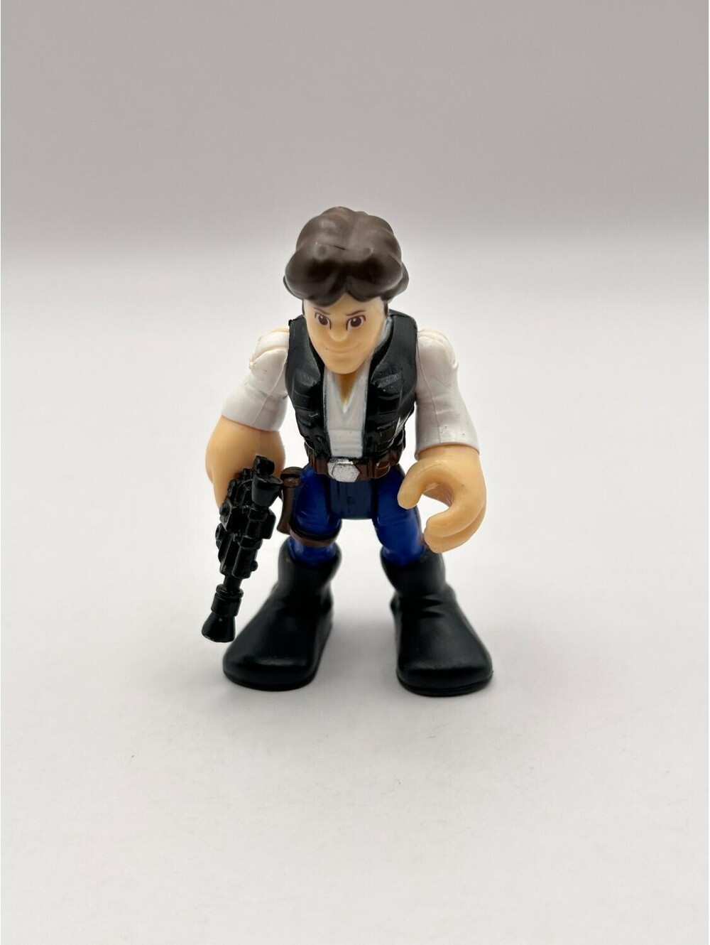 Playskool Galactic Heroes Han Solo Black Vest Hasbro C-023G Loose Used 2011